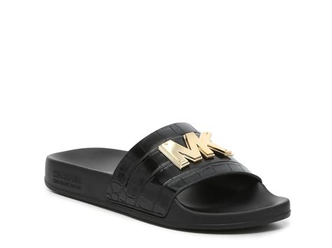 gilmore slide sandal michael michael kors|michael kors gilmore slide sandals.